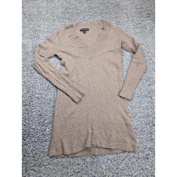 Banana Republic Sweater Women Small Brown Stretch Classiccore V Neck Casual Long - Picture 1 of 7